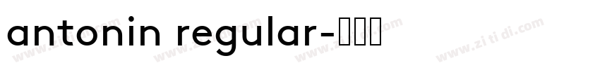 antonin regular字体转换